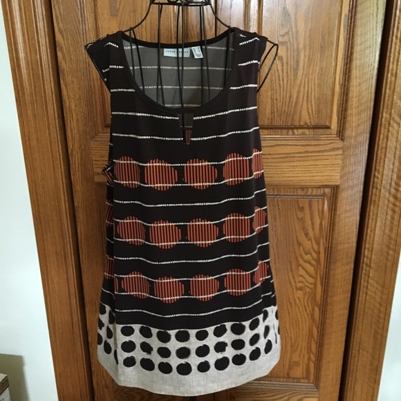 Susan Graver Multiple colored tunic and shell - Picture 2 of 8